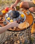 ⁦طاولة محمولة للشوي والشاي⁩ - الصورة ⁦4⁩