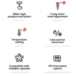 ⁦Hibrew Coffee Machine 6-in-1⁩ - الصورة ⁦9⁩